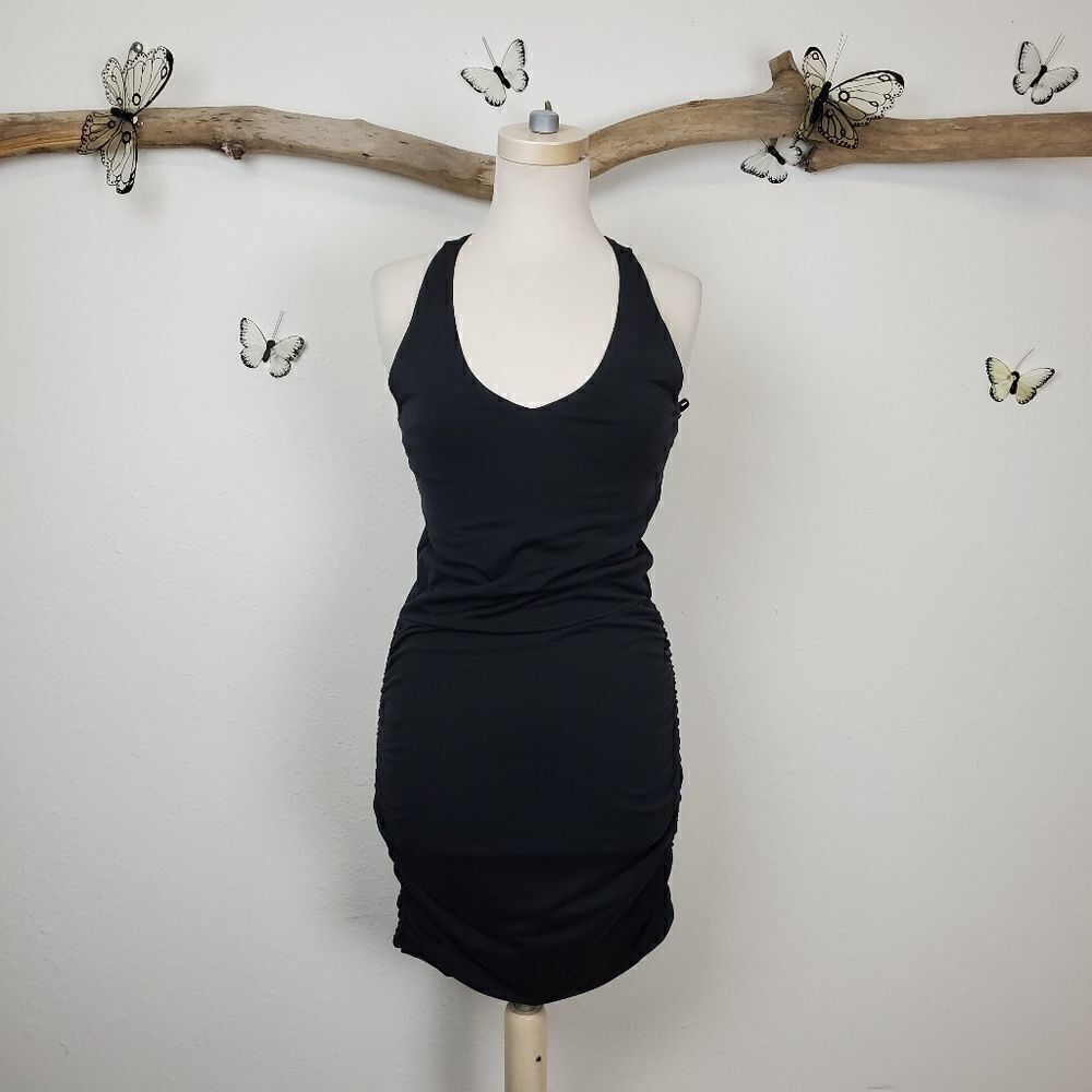 Calia by carrie Underwood racerback rouched dress